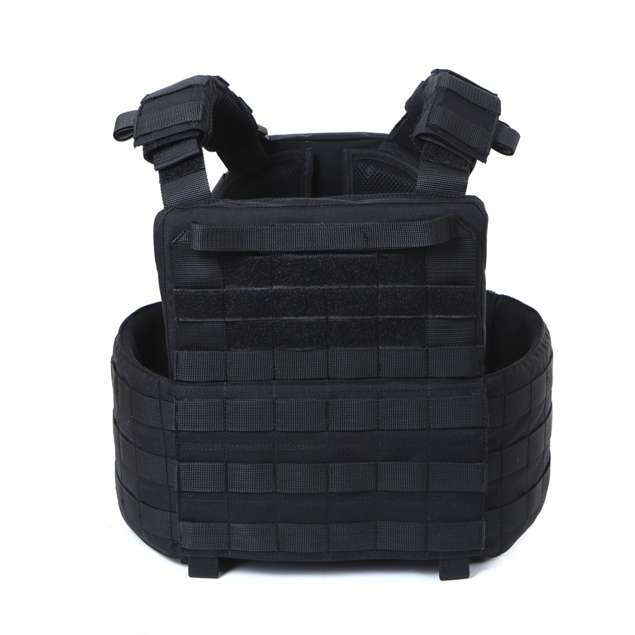 Kamizelka Czarna Plate Carrier z funkcją szybkiego zrzutu